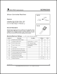 Click here to download SCR6C60 Datasheet