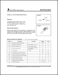 Click here to download SCP25C60 Datasheet