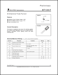 Click here to download BT134-F Datasheet