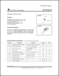 Click here to download BT236-D Datasheet