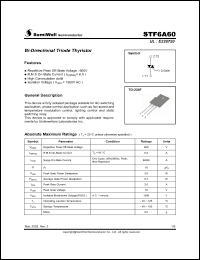 Click here to download STF6A60 Datasheet