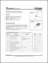 Click here to download STF8A60 Datasheet