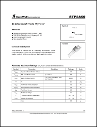 Click here to download STP8A60 Datasheet