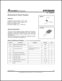 Click here to download STF25A60 Datasheet