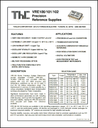 Click here to download VRE100MA Datasheet