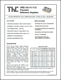 Click here to download VRE110M Datasheet
