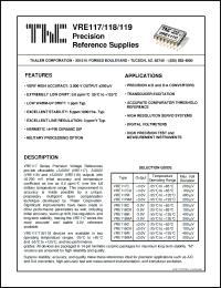 Click here to download VRE118M Datasheet