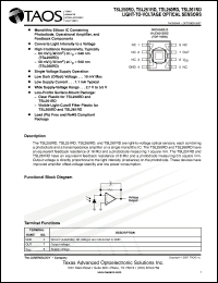 Click here to download TSL261RD Datasheet