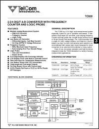 Click here to download TC820CLW Datasheet