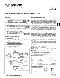 Click here to download TC7126RCLW Datasheet