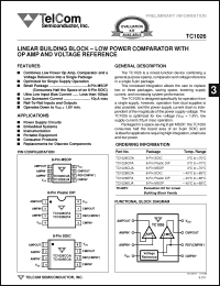 Click here to download TC1026CUA Datasheet