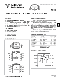 Click here to download TC1029EUA Datasheet