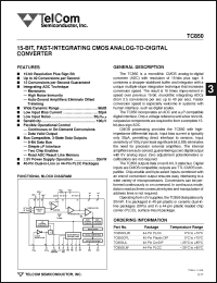 Click here to download TC850CLW Datasheet