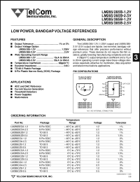 Click here to download LM385CZB-1.2 Datasheet