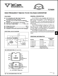 Click here to download TC7660HCPA Datasheet