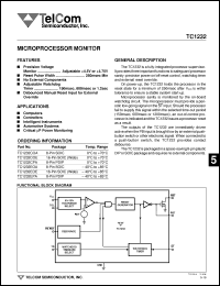 Click here to download TC1232COA Datasheet