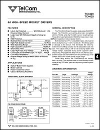 Click here to download TC4429 Datasheet