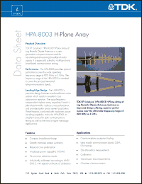 Click here to download HPA-8003 Datasheet