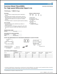 Click here to download TCM2010-101-4P-T Datasheet