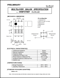 Click here to download HHM1570B1 Datasheet