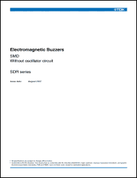 Click here to download SDR08540M3-01 Datasheet