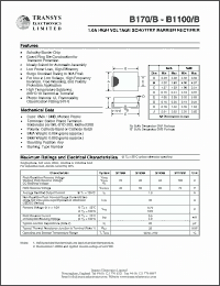Click here to download B170 Datasheet