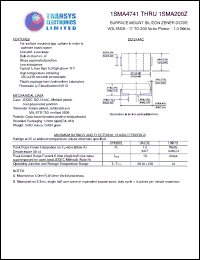 Click here to download 1SMA4758 Datasheet