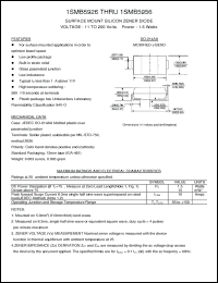 Click here to download 1SMB5938 Datasheet