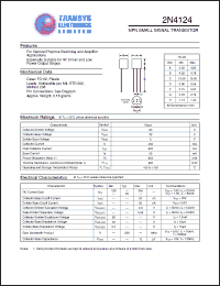 Click here to download 2N4124 Datasheet