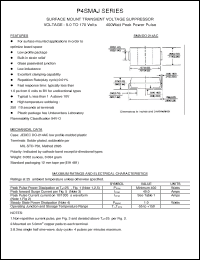 Click here to download P4SMAJ120A Datasheet
