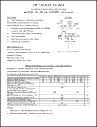 Click here to download ER1004 Datasheet
