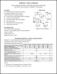 Click here to download ER800D Datasheet