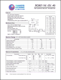 Click here to download BC807-40/5C Datasheet