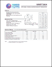 Click here to download MMBT3904 Datasheet