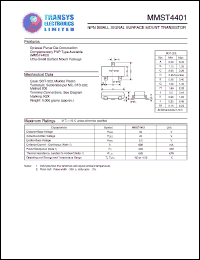 Click here to download MMST4401 Datasheet