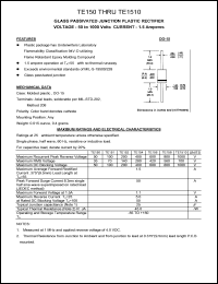 Click here to download TE156 Datasheet