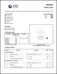 Click here to download TR402ST11 Datasheet