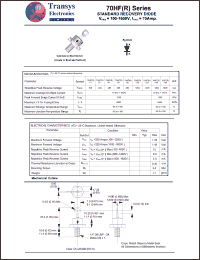 Click here to download 70HF-100 Datasheet