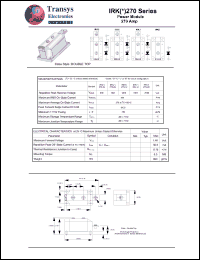 Click here to download IRK270-08 Datasheet