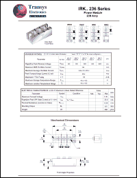 Click here to download IRK236-08 Datasheet