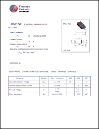 Click here to download B5817W Datasheet