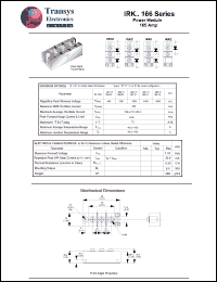 Click here to download IRK166-08 Datasheet