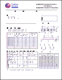 Click here to download MBRF40035R Datasheet