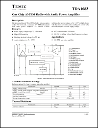 Click here to download TDA1083 Datasheet