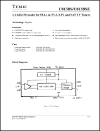 Click here to download U813BS-FP Datasheet