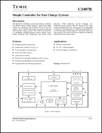 Click here to download U2407B Datasheet