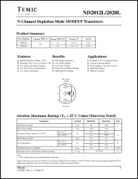 Click here to download ND2020 Datasheet