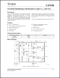 Click here to download U4793B-FP Datasheet