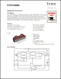 Click here to download TFDT4000 Datasheet