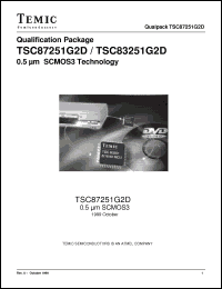 Click here to download TSC87251G2D Datasheet